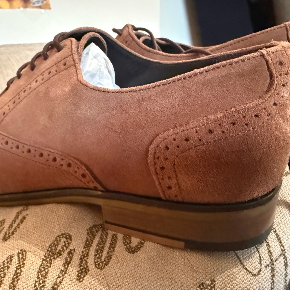 Nettleton Suede Oxford Shoes - Picture 4 of 8